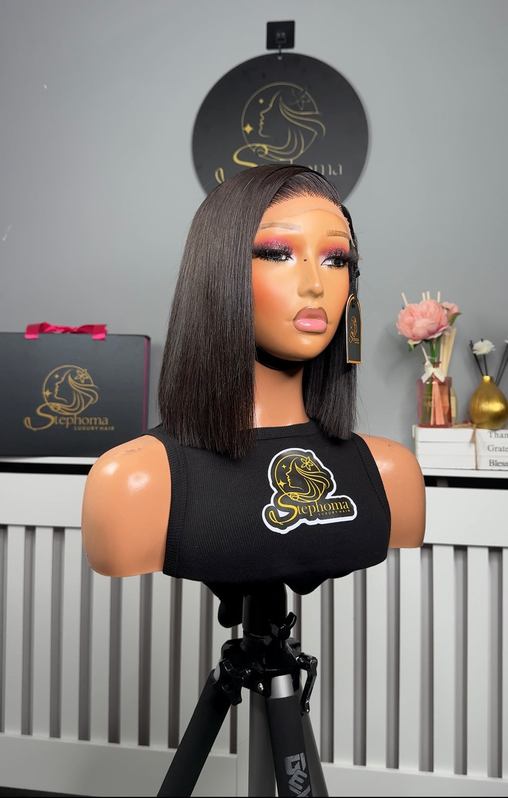 10” Natural Colour Luxe Donor Bone Straight with 5by5 Closure