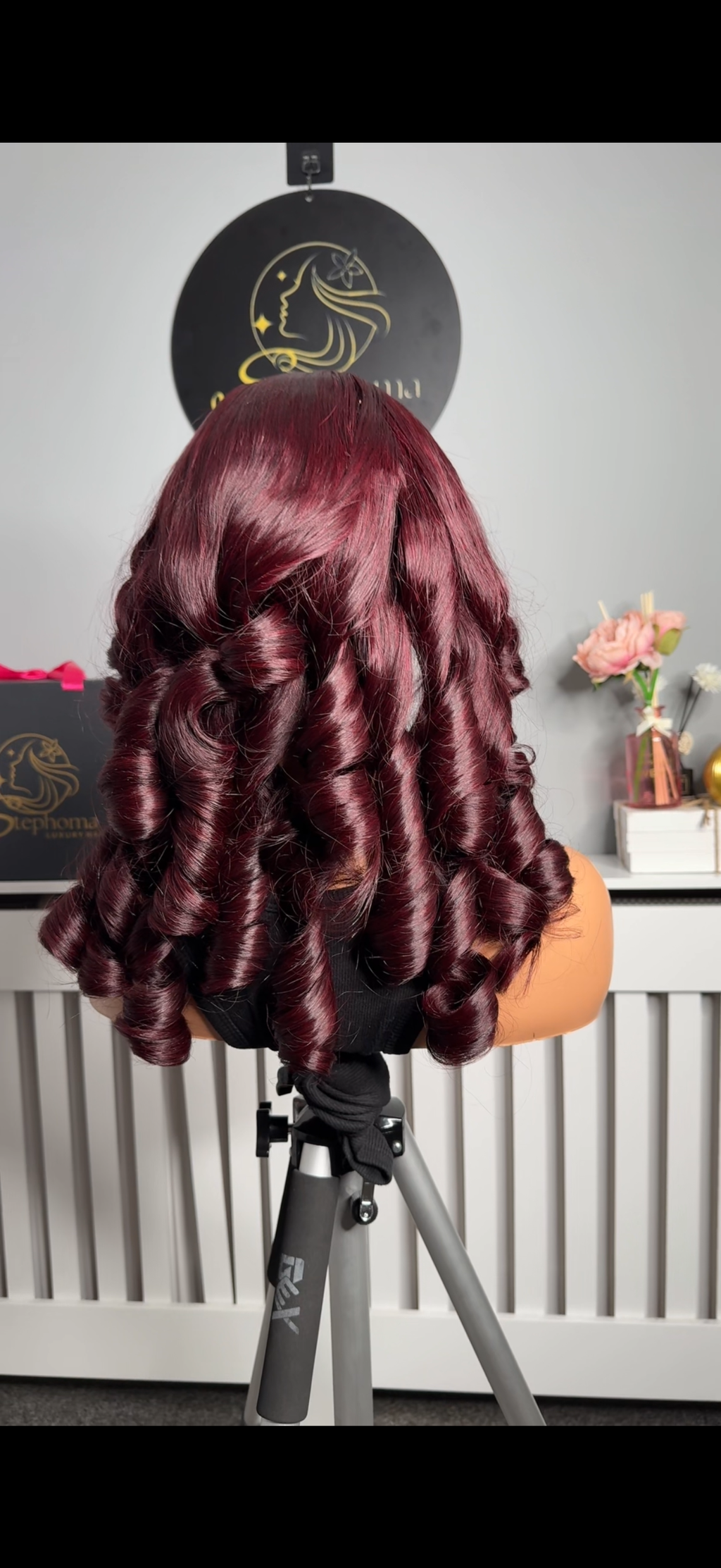 Raw Donor SDD Bouncy _ Wavy with 5by5 Closure. 18” Layered