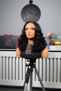Rosie Wavy Bouncy with 5by5 Closure in Natural Colour 1B