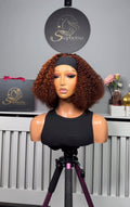 Gina Band Wig in Orange Piano