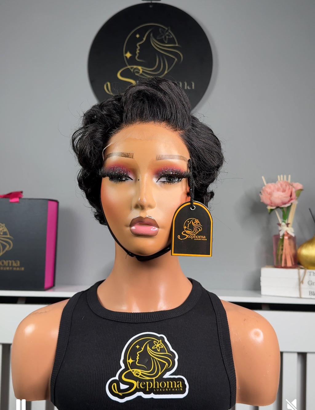 Executive Pixie Cut with 6by6 Closure
