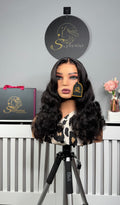 22” Luxe Wavy Bounce with 5by5 Swiss Lace