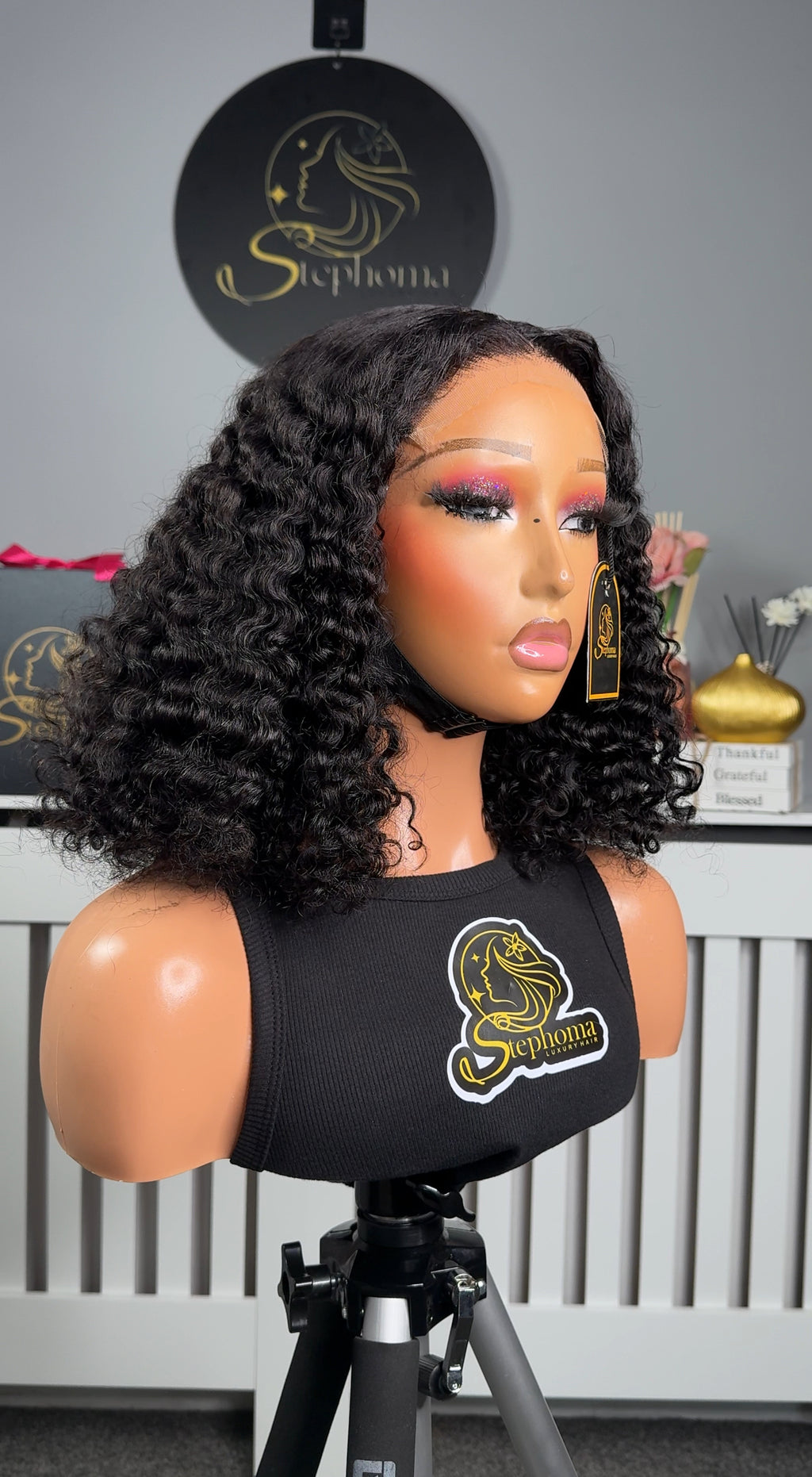 14” Elysian Curly with 5by5 Closure
