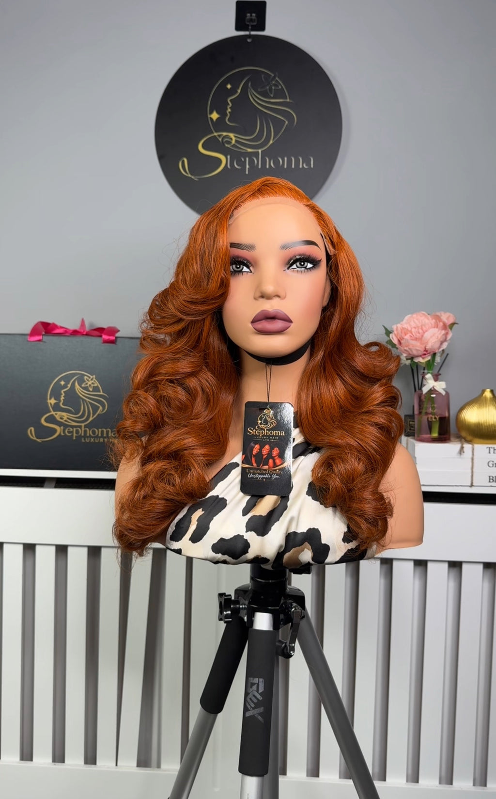 22” Raw Donor Deluxe Wavy Bounce with 5by5 Closure in Cajun Spice