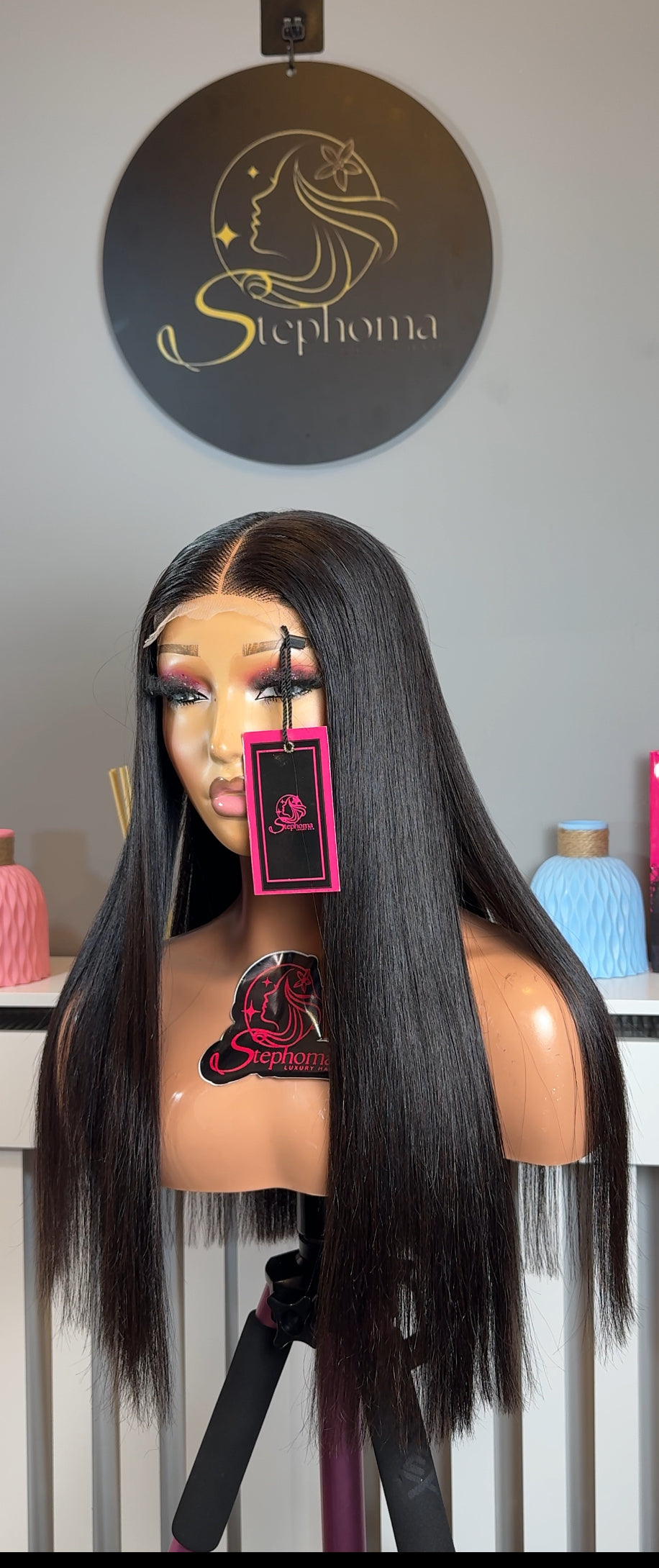 20” Luxe Donor Bone Straight with 2by6 KimK Closure