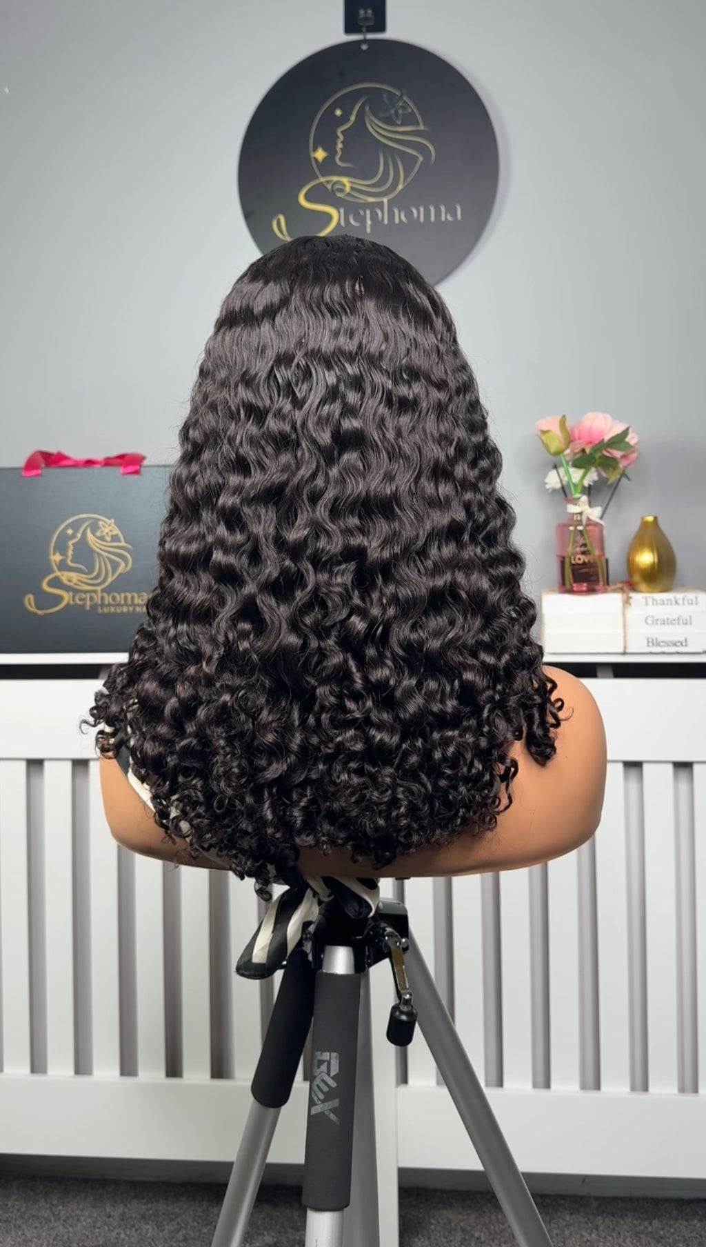 18” Iris Curly with 5by5 HD Lace Closure