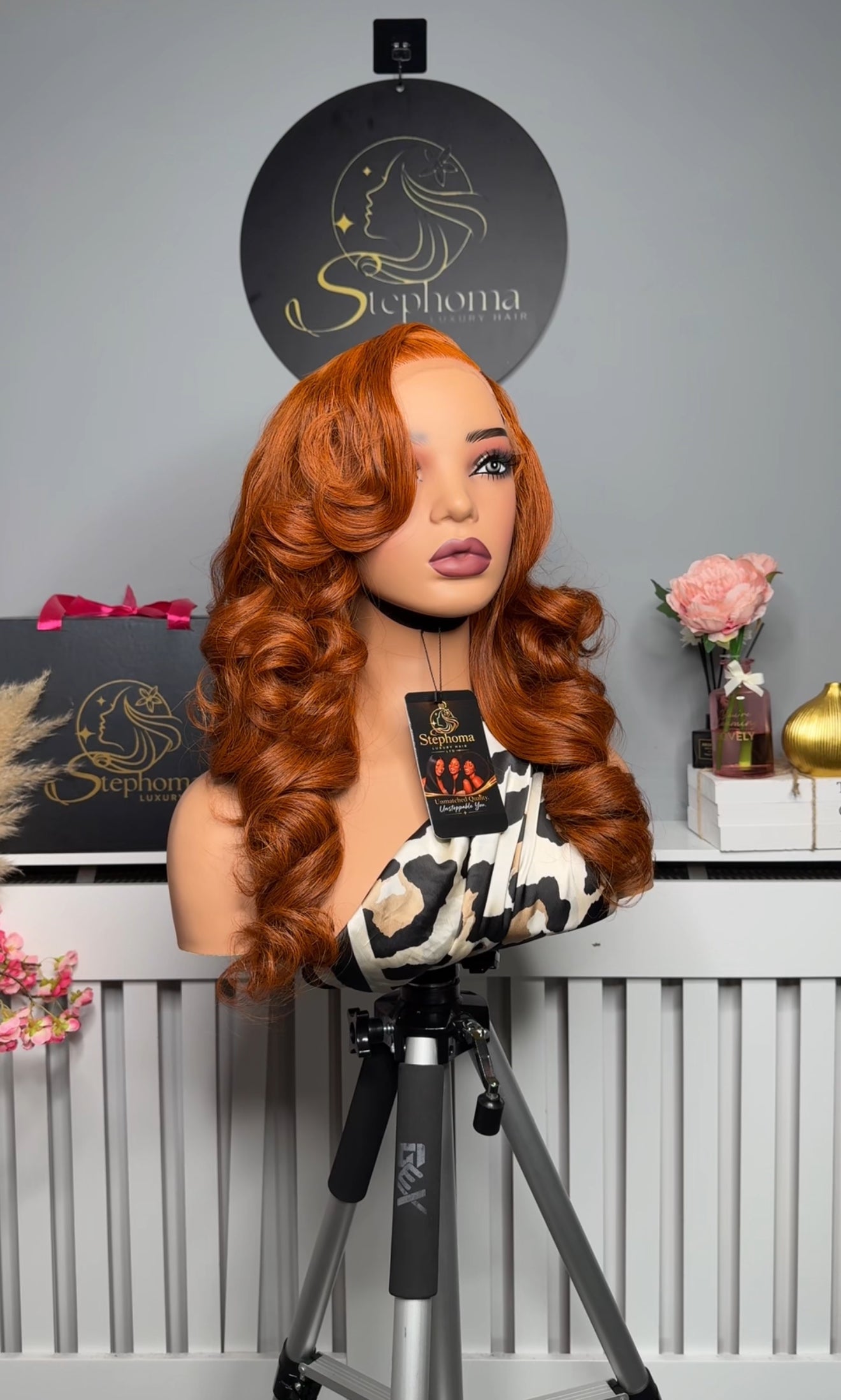 22” Raw Donor Deluxe Wavy Bounce with 5by5 Closure in Cajun Spice