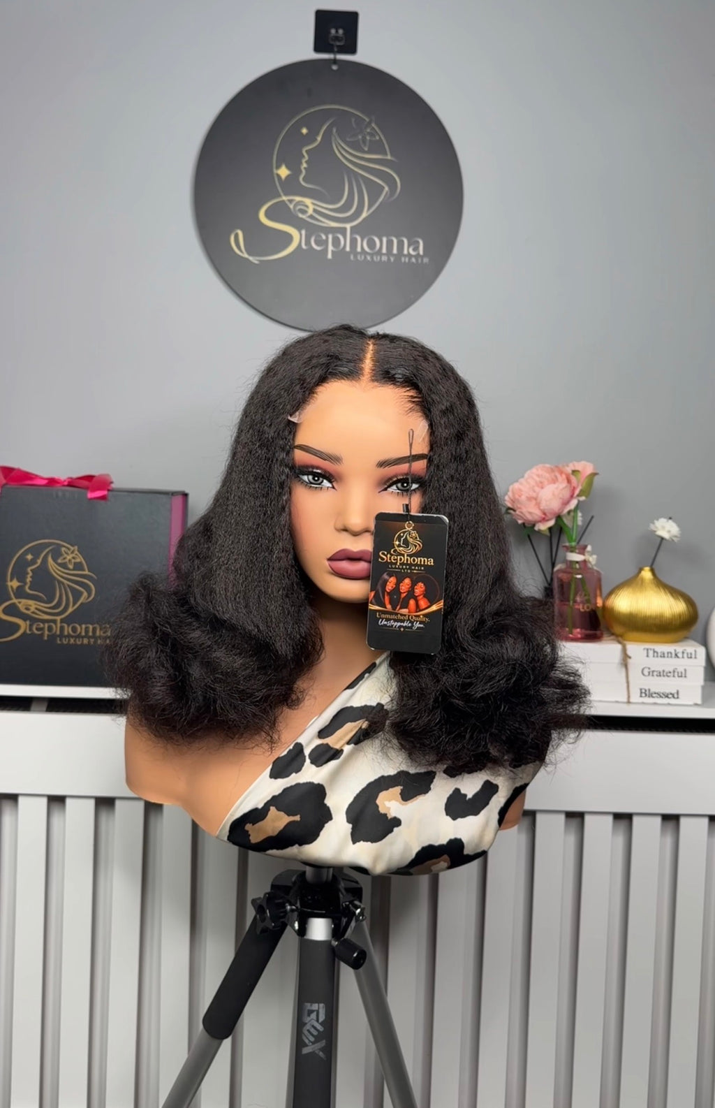 14” Luxury Kinky with Bouncy Tip