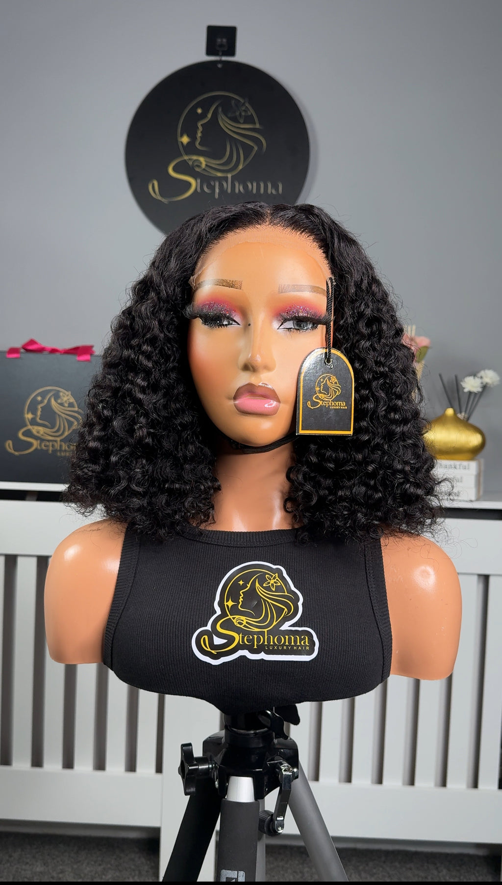 14” Elysian Curly with 5by5 Closure