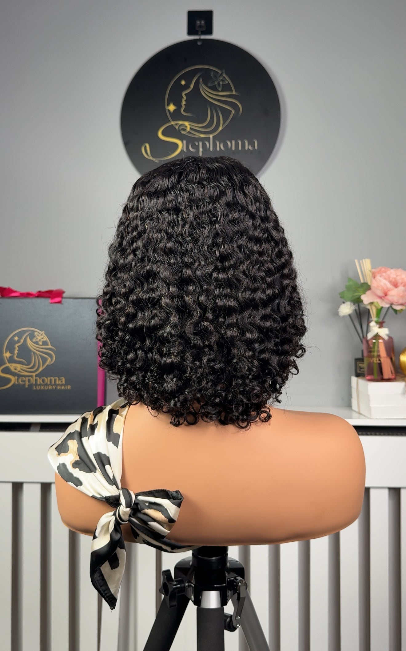 10” Iris Curly with 5by5 Closure