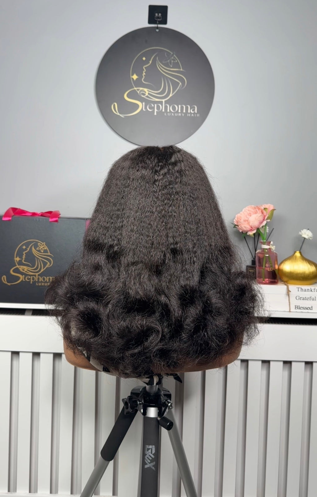 14” Luxury Kinky with Bouncy Tip