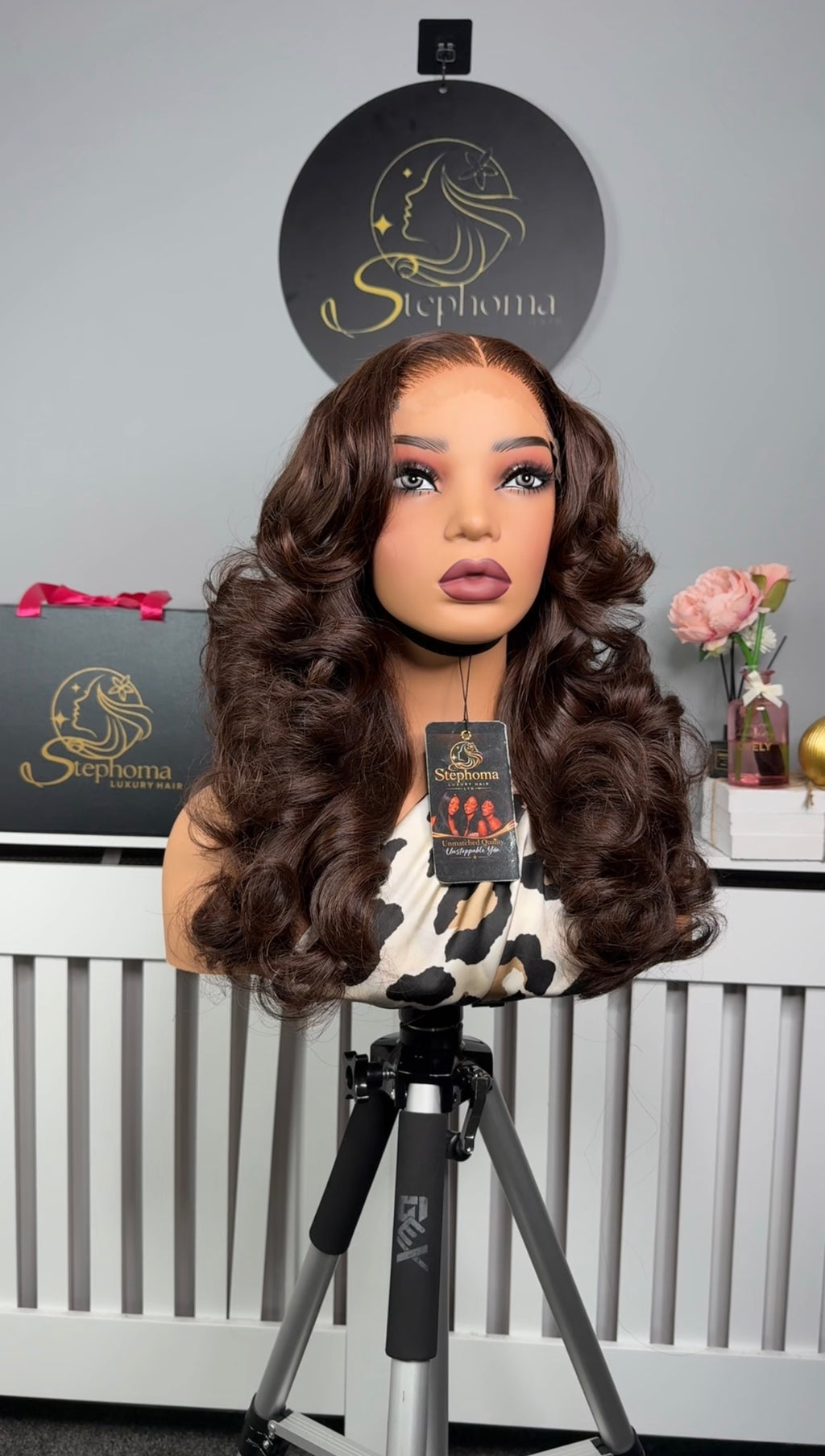 22” Raw Donor Deluxe Wavy Bounce with 5by5 Closure