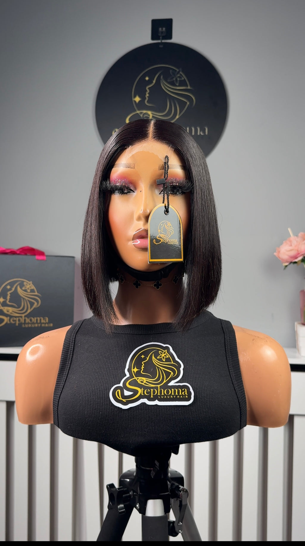 6” Luxe Chin Bob with 2by6 Kim K closure