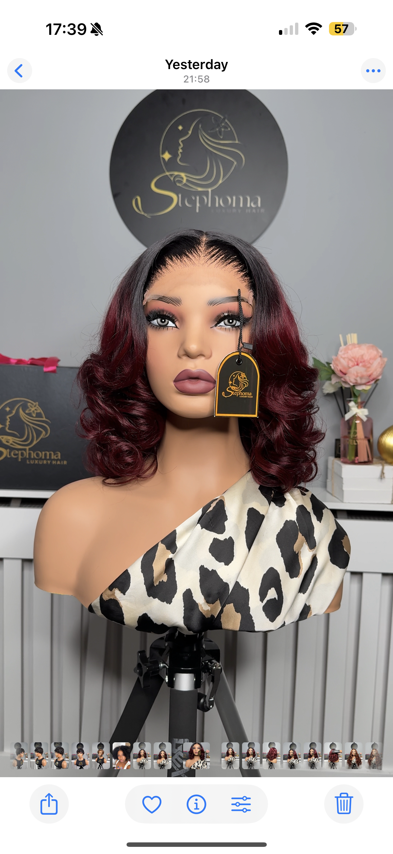 14” Luxe Donor Bouncy with 5by5 Swiss Lace Closure