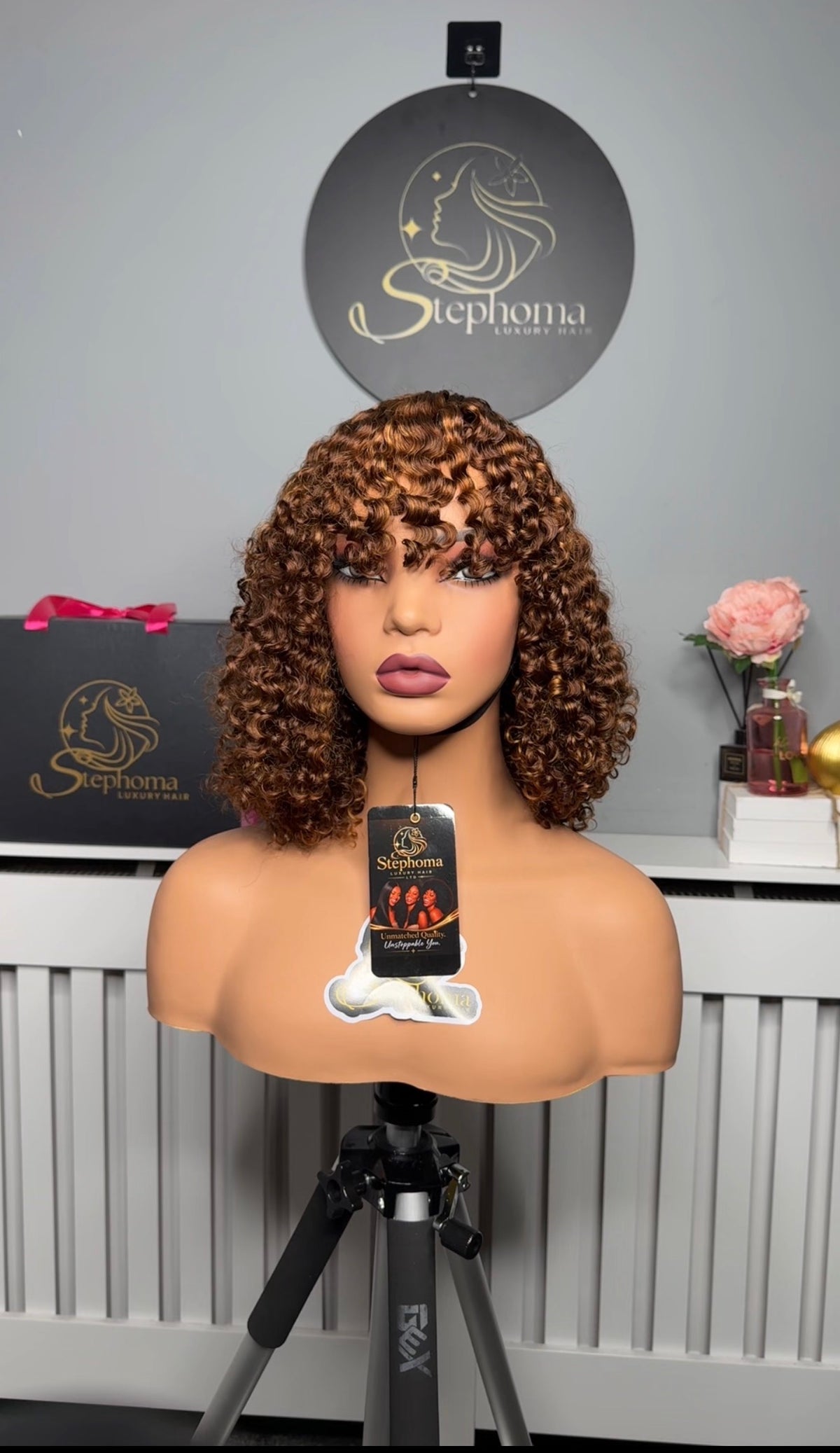 Dream Curly Fringe in Piano