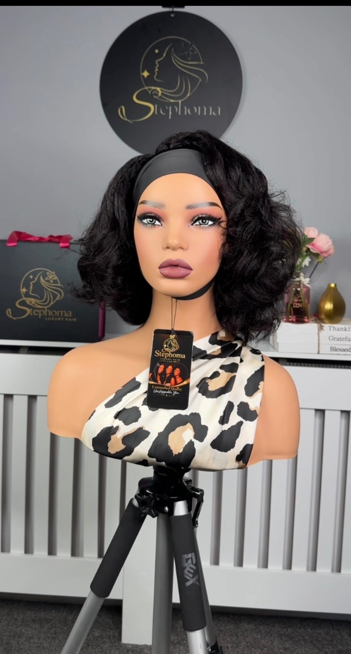Luxury Kinky Band Wig