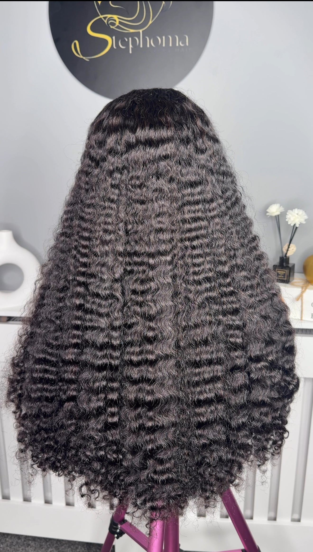 26” SDD Elysian Curly with 5by5 Closure