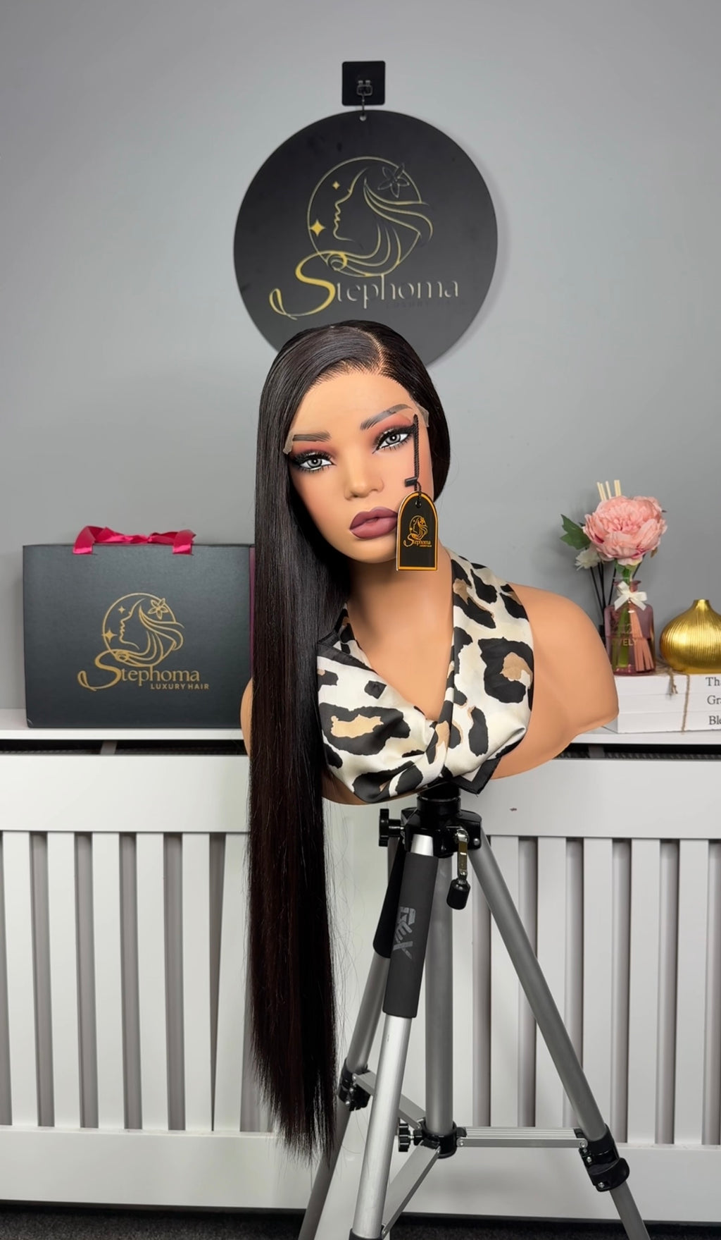 28” Luxury Bone Straight with 5by5 Swiss lace closure