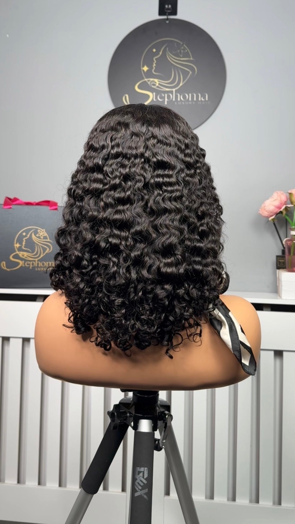 12” Elysian Curly with 5by5 Closure