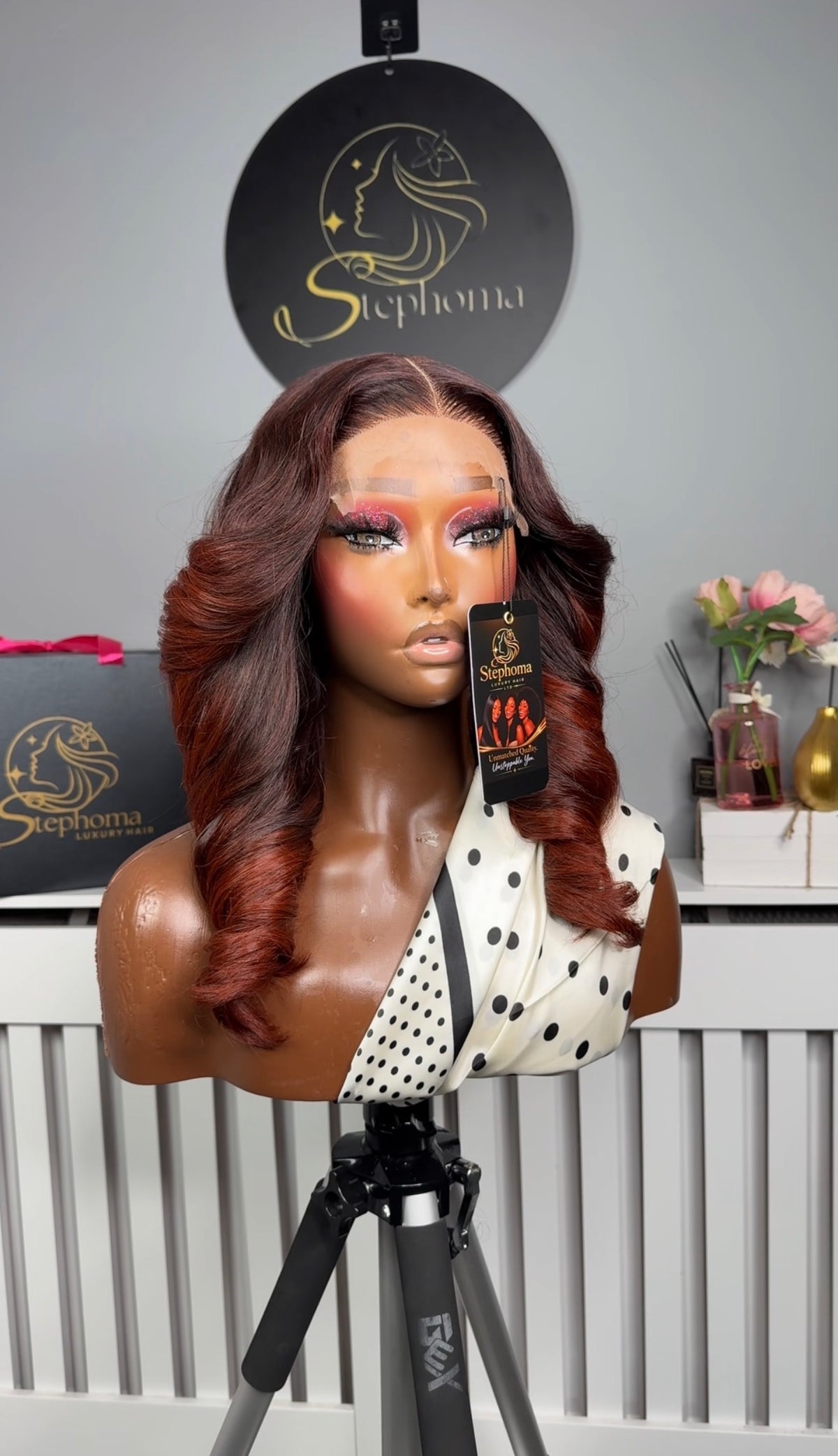Asian Deluxe Wavy Bounce with 5by5 Closure