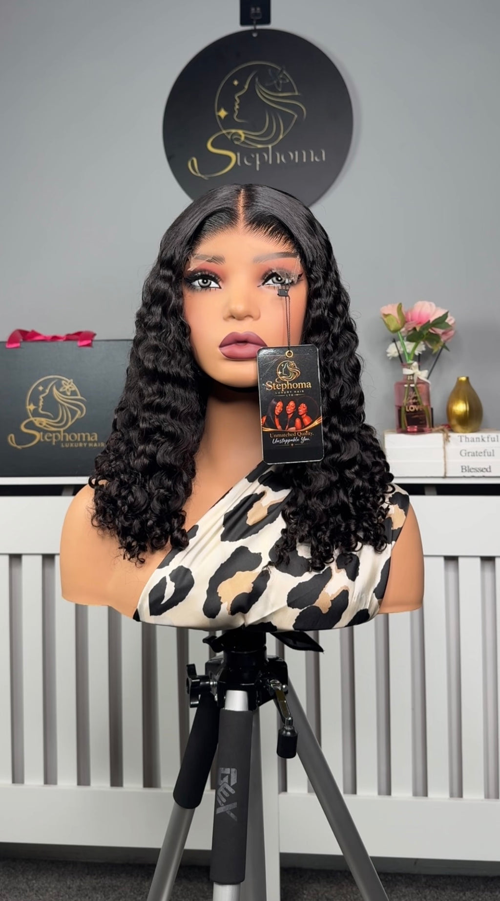 18” Iris Curly with 5by5 HD Lace Closure