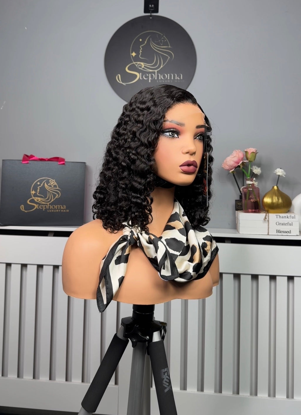 12” Elysian Curly with 5by5 Closure