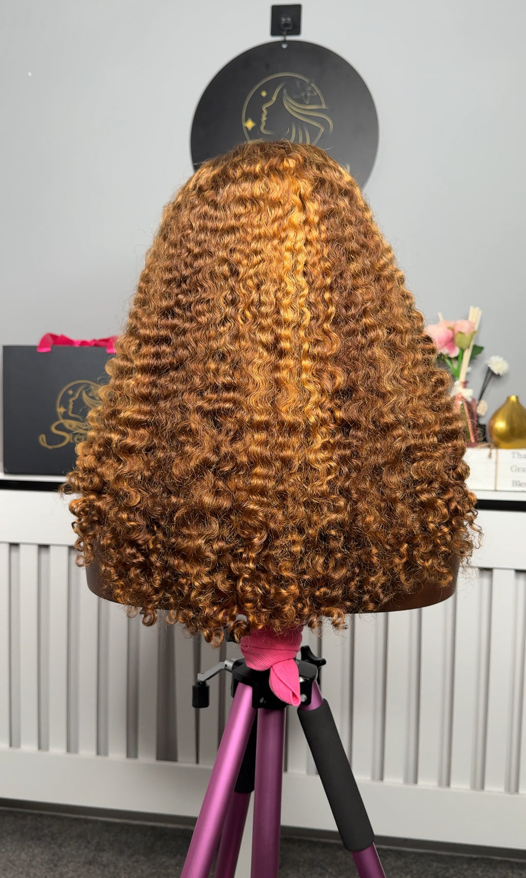 18” Dream Curly with 5by6 Swiss Lace Closure