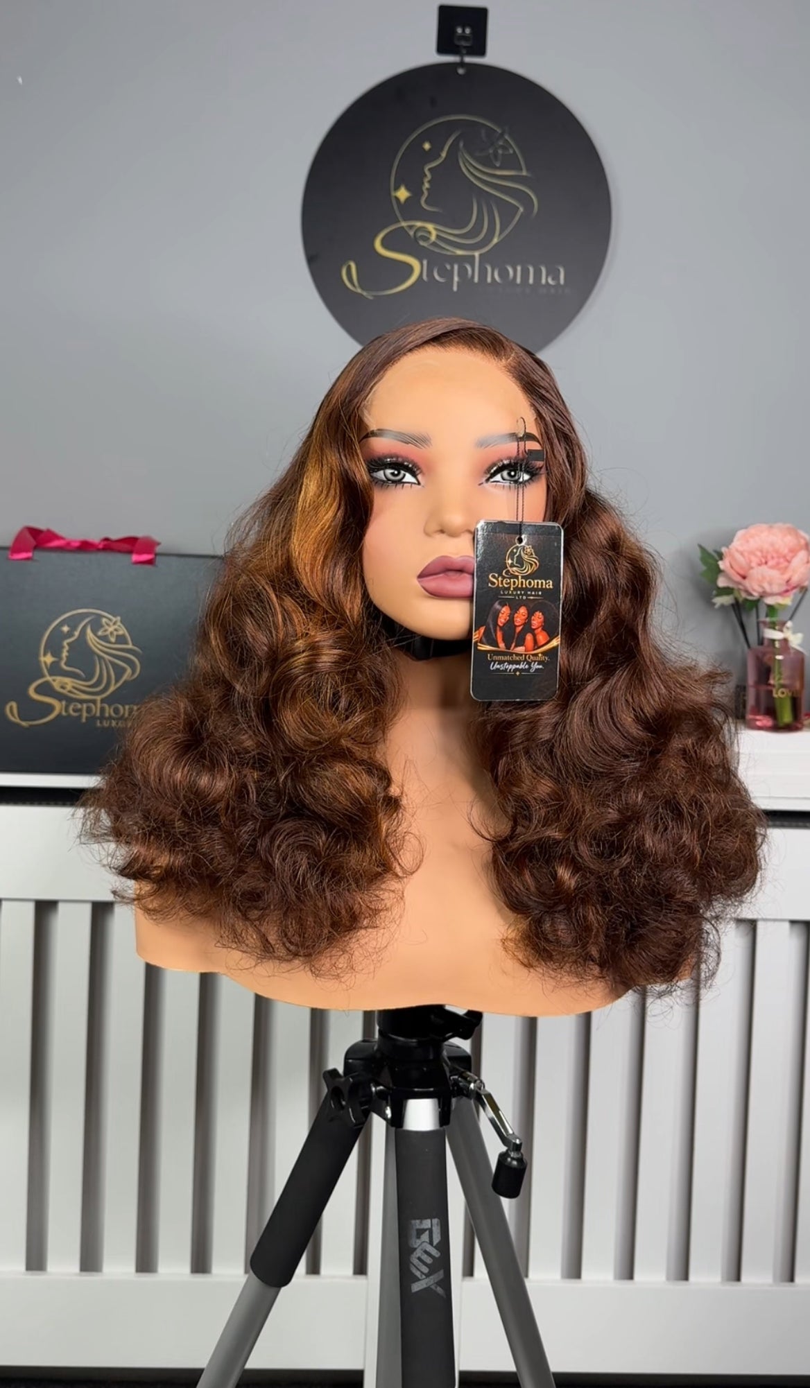 22” Luxe Donor Bouncy with 5by5 HD Lace Closure