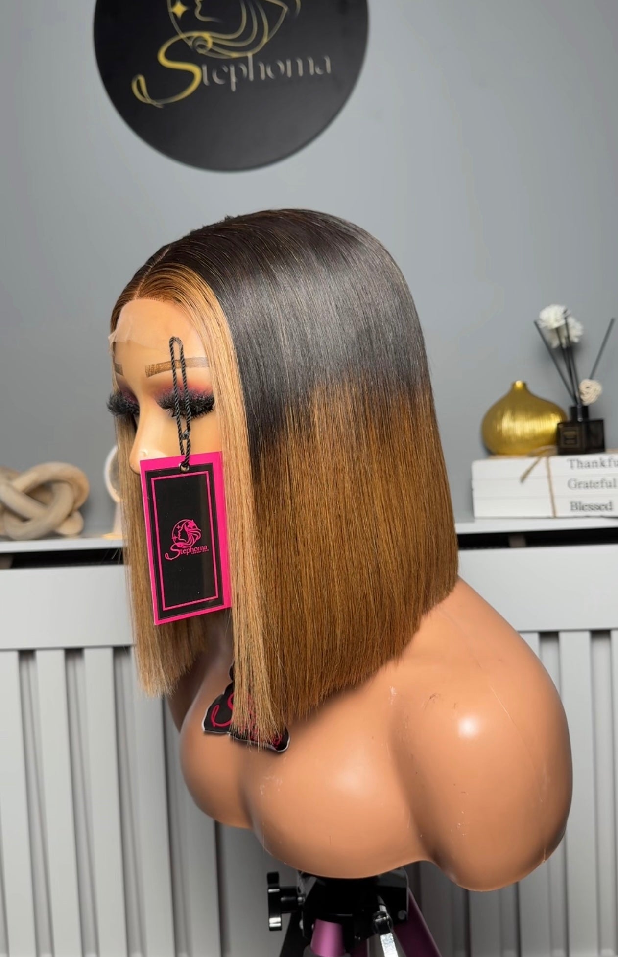 10' LUXE DONOR BONE STRAIGHT WITH 2BY6 IN OMBRE