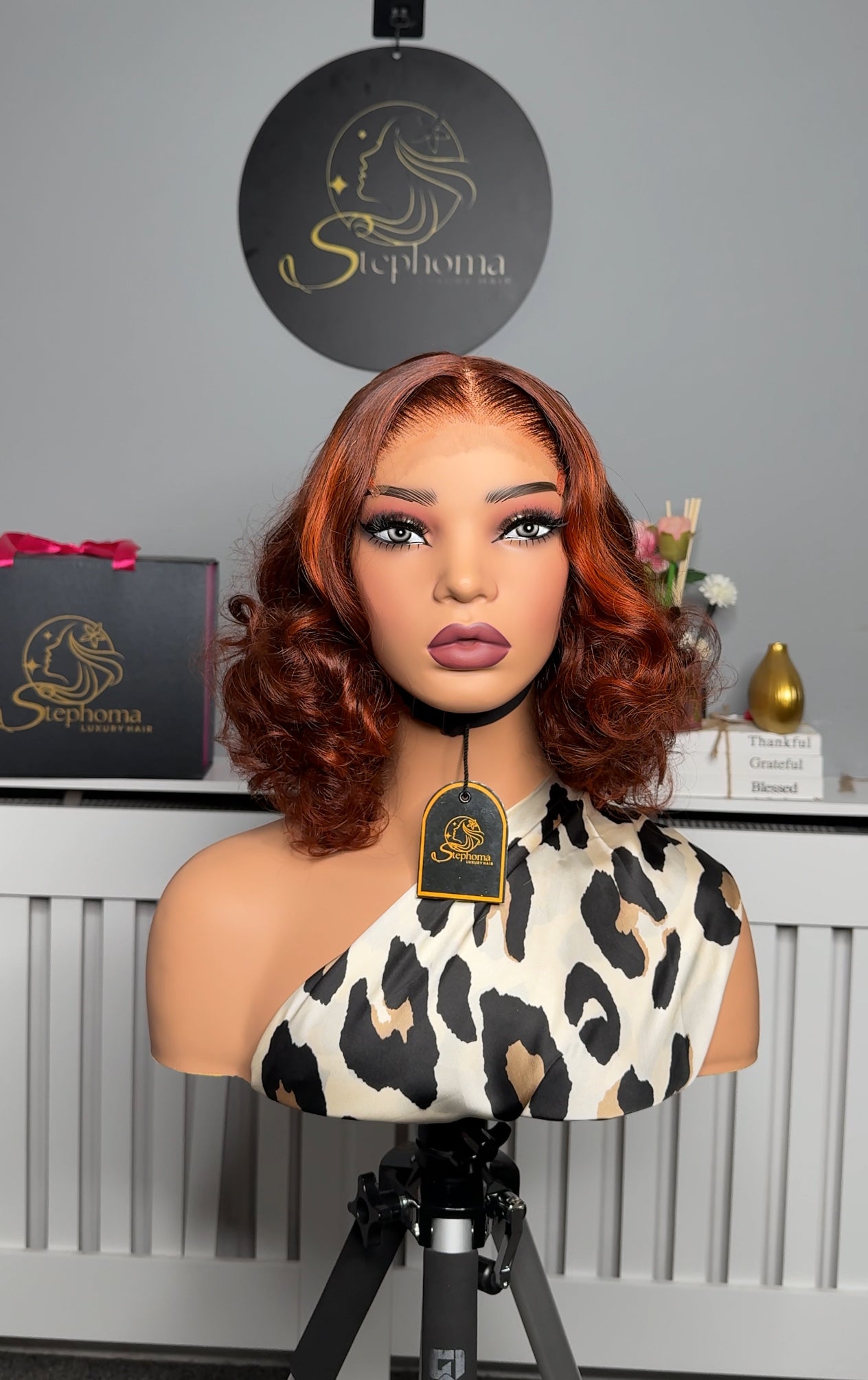 12” Western Italian Bouncy with 5by5 Closure in Ginger Multi tone