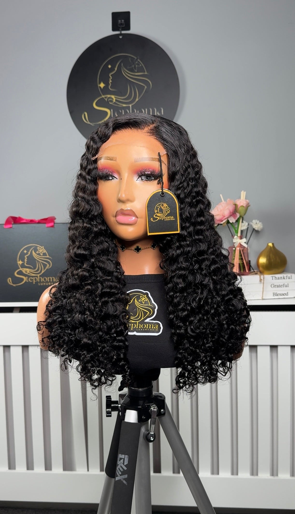 20” SDD Iris Curly with 5by5 Closure