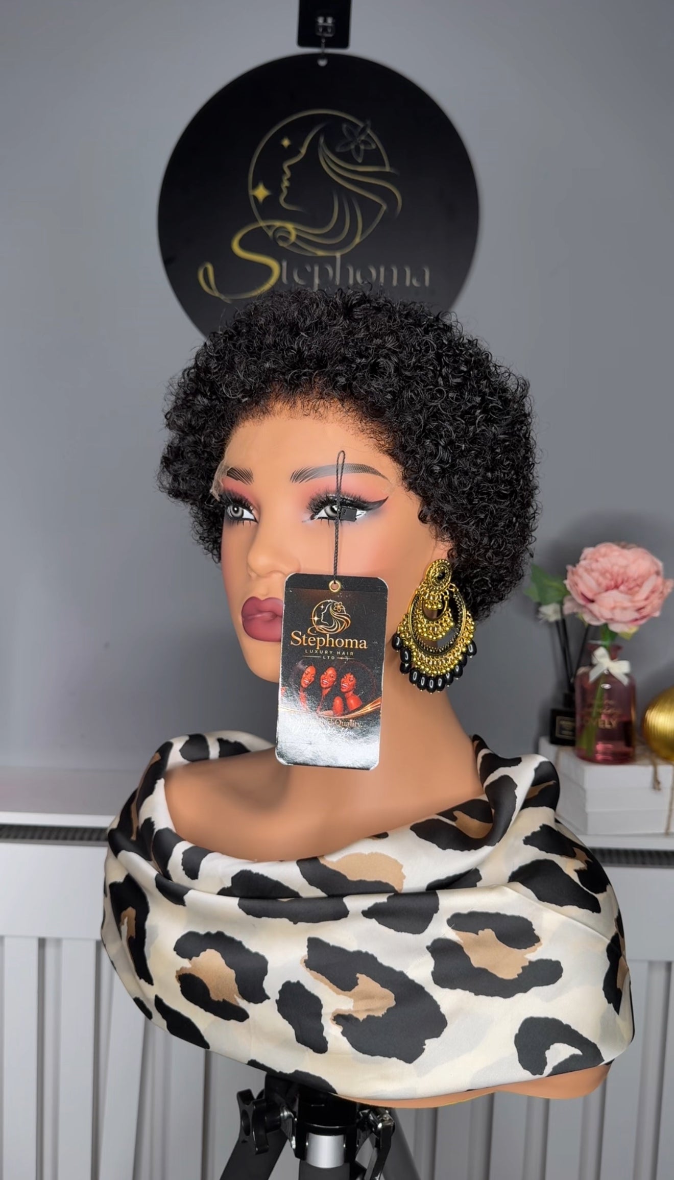 Halo Raw Curls wig with 6by6 HD Lace Closure