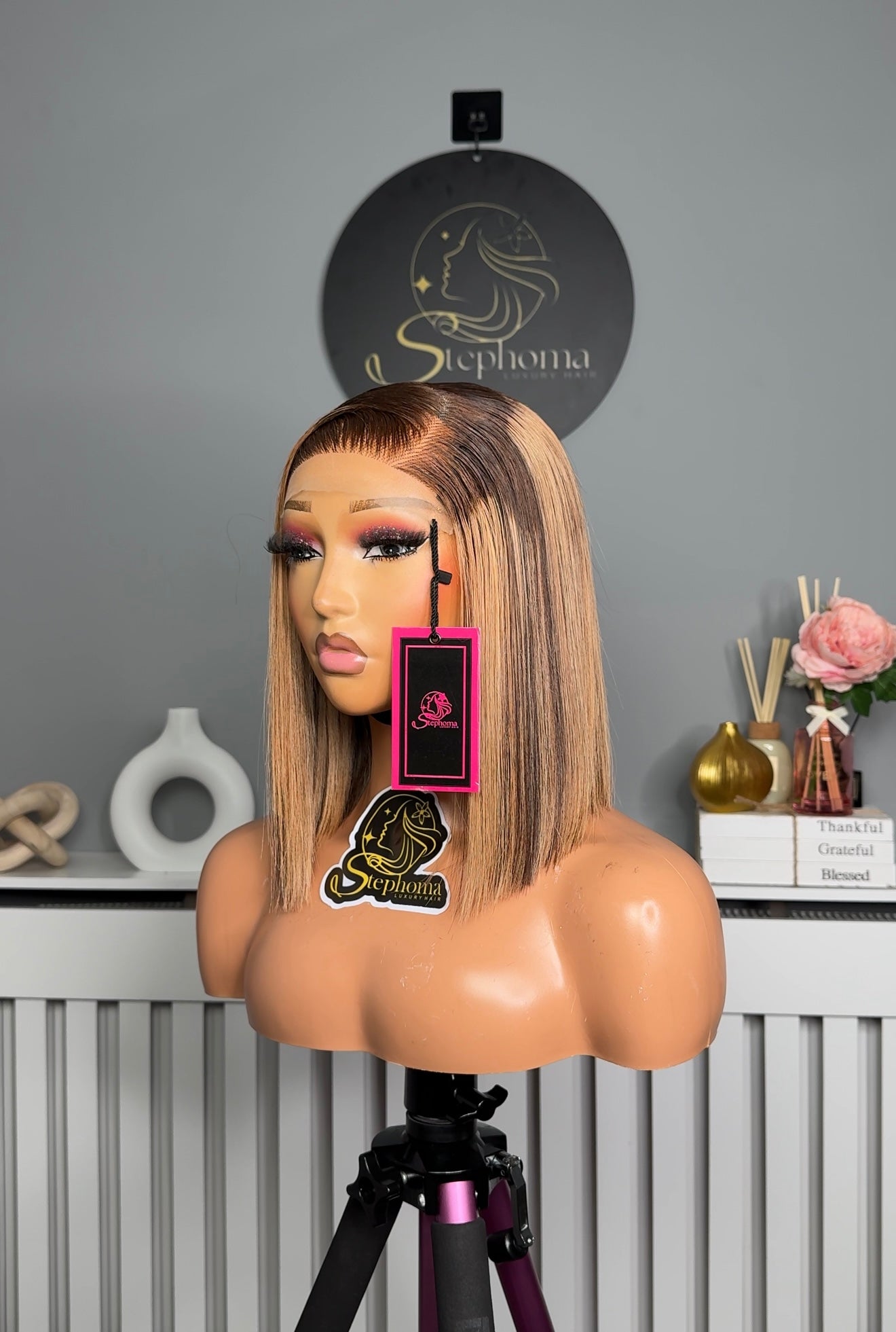 10inches Piano Raw Donor Wig