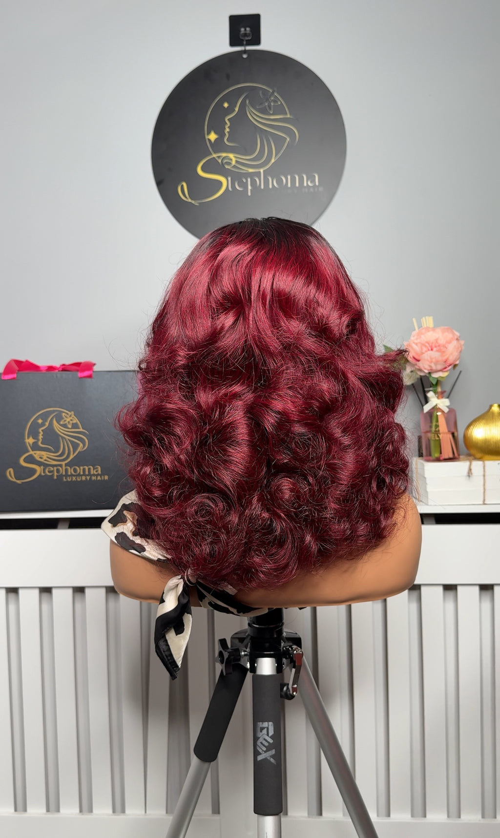 14” Luxe Donor Bouncy with 5by5 Swiss Lace Closure