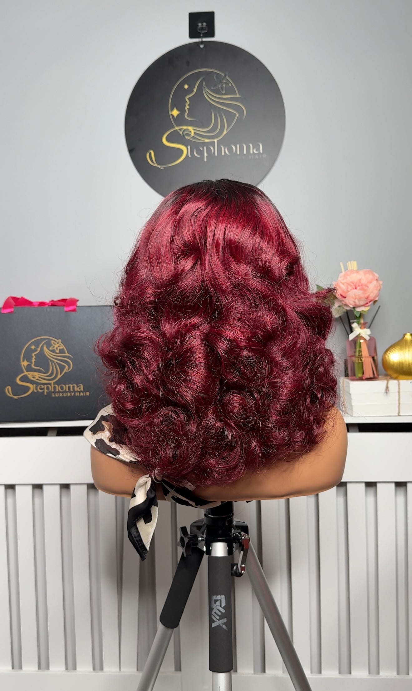 14” Luxe Donor Bouncy with 5by5 Swiss Lace Closure