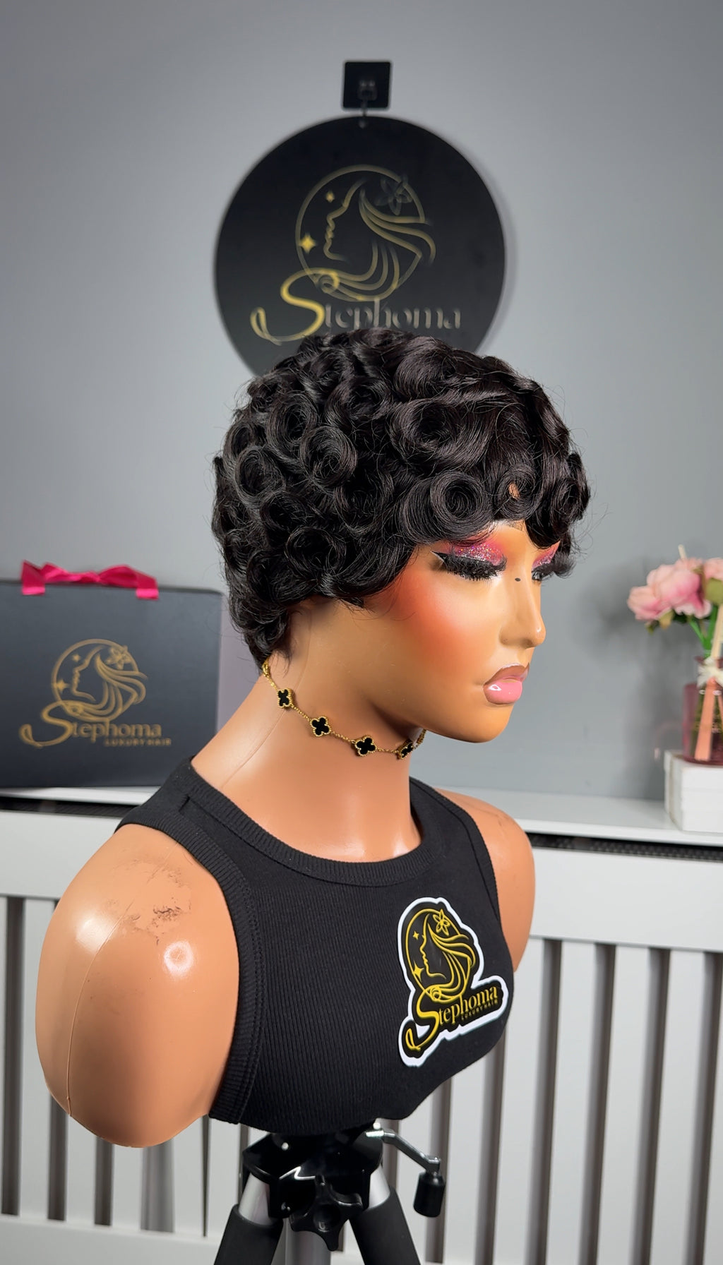 Onion Ring Skull Cap Wig