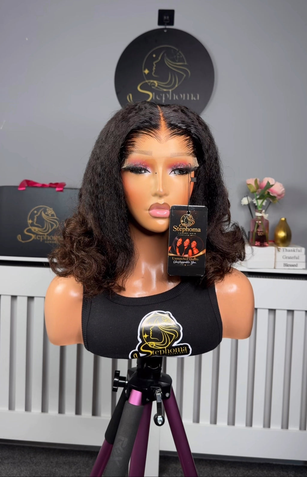 Luxury Kinky with Brown Bouncy Tip