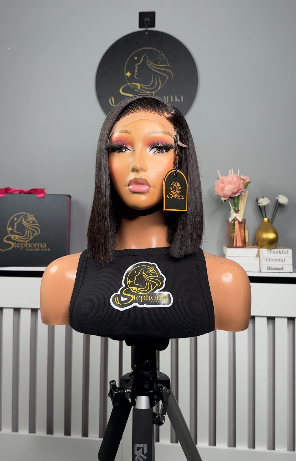 10” Natural Colour Luxe Donor Bone Straight with 5by5 Closure