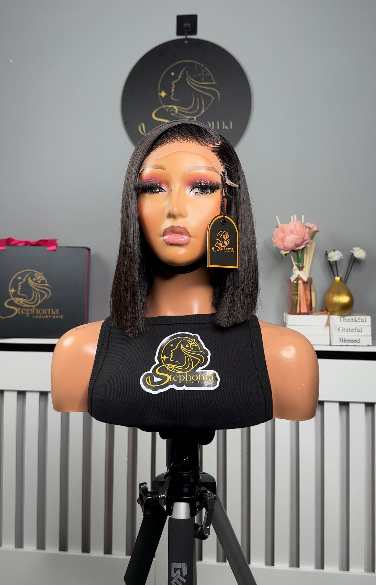 10” Natural Colour Luxe Donor Bone Straight with 5by5 Closure