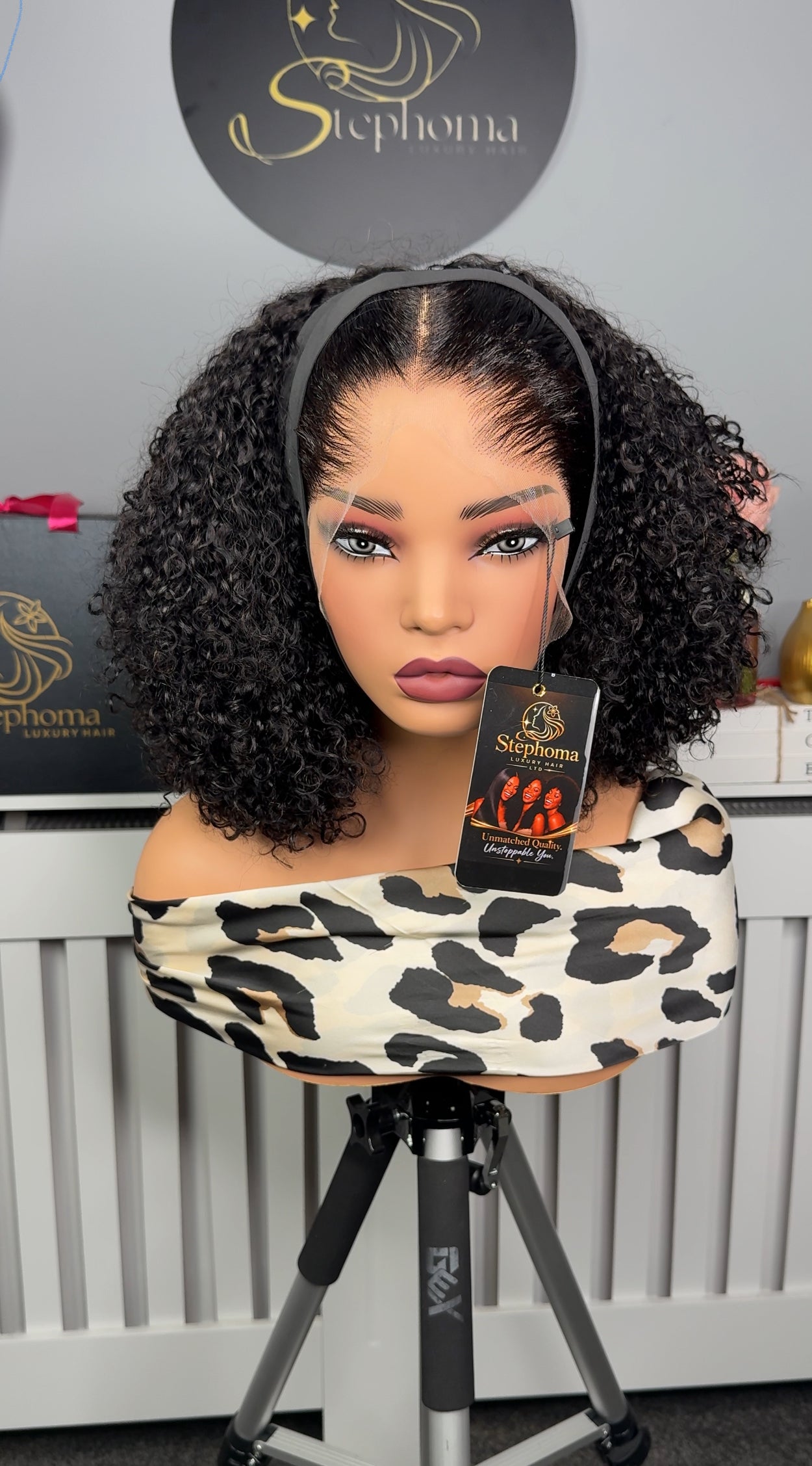 Cassie Band Wig with Customised /Styled Frontal Combo