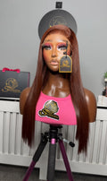 20” Luxe Donor Bone Straight with 5by5 Closure
