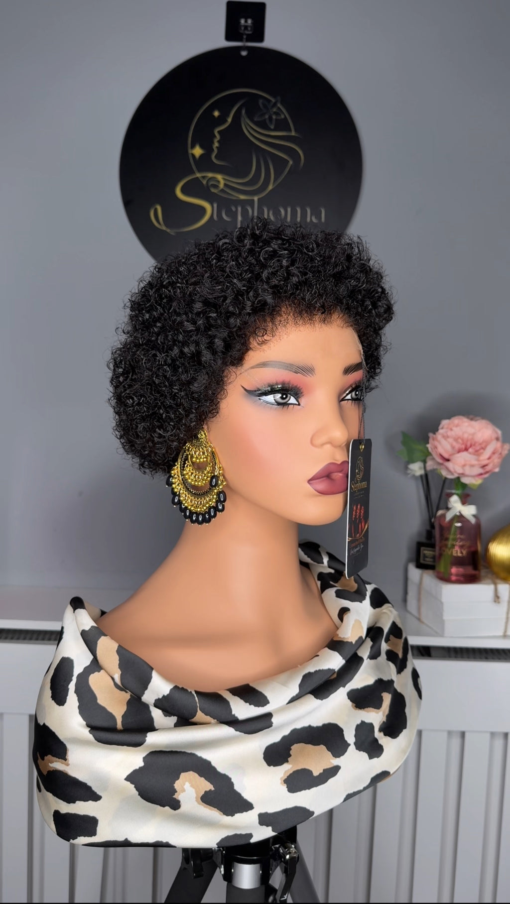 Halo Raw Curls wig with 6by6 HD Lace Closure