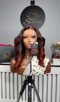 Asian Deluxe Wavy Bounce with 5by5 Closure