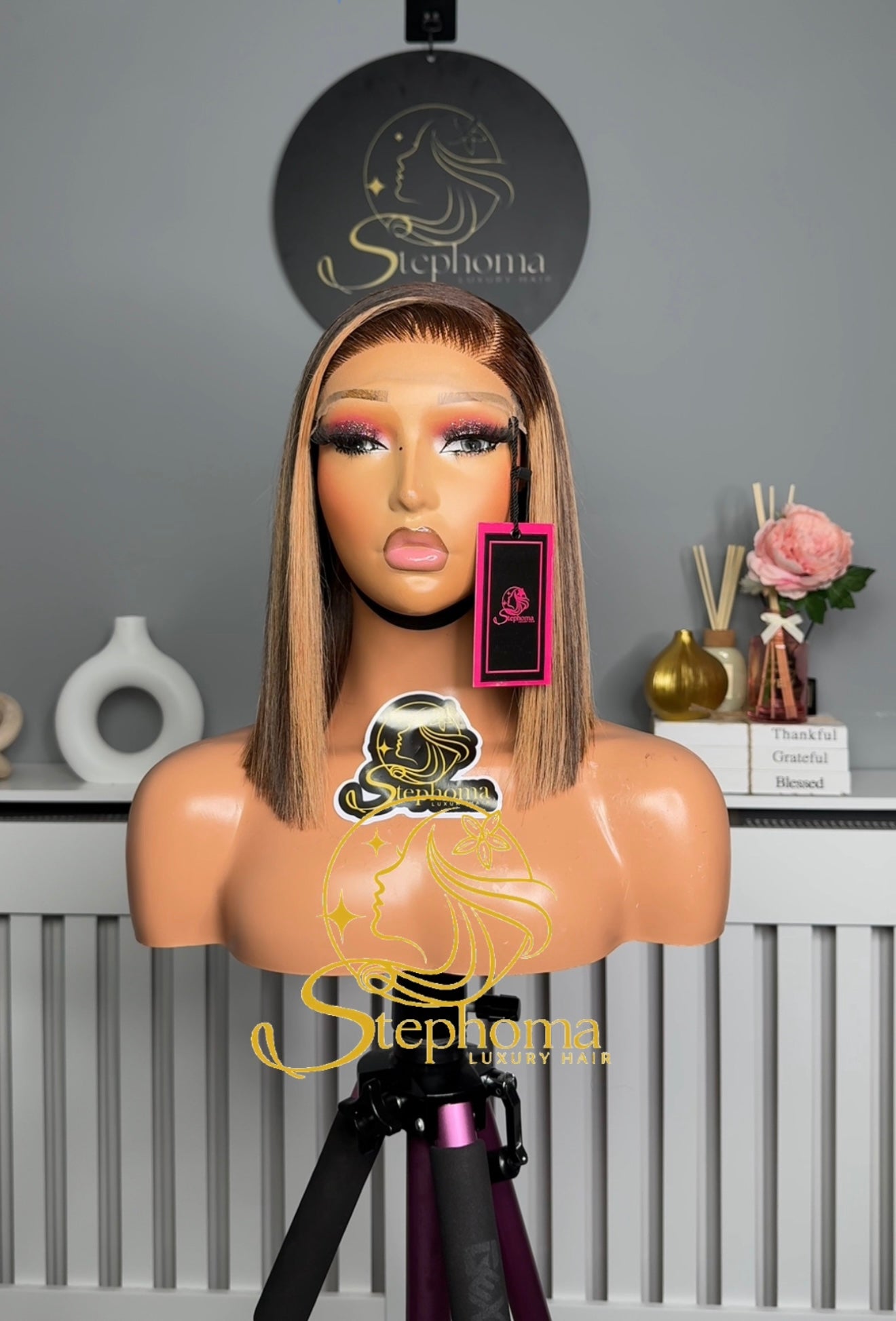 10inches Piano Raw Donor Wig
