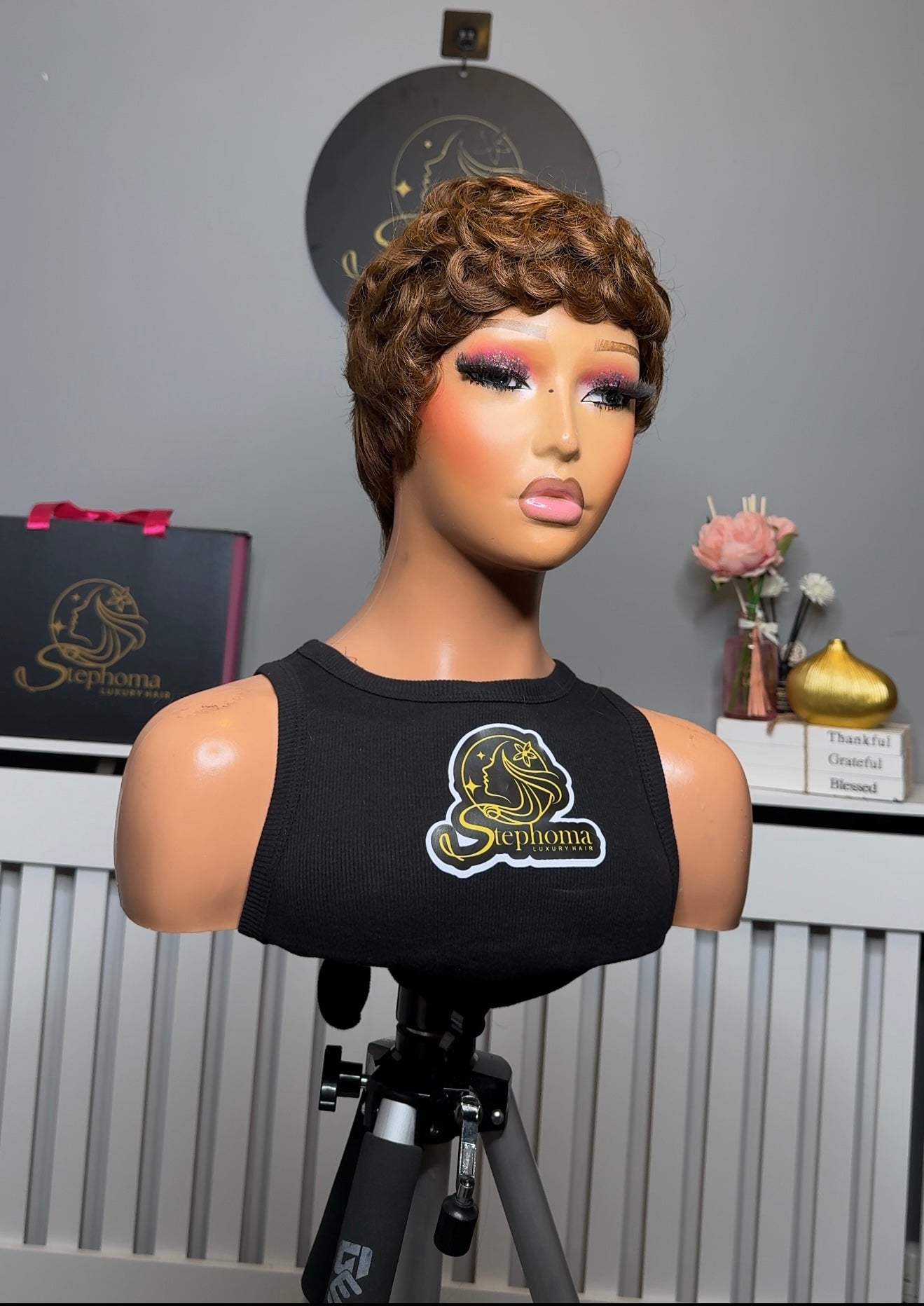 Chic Skull Cap in Brown