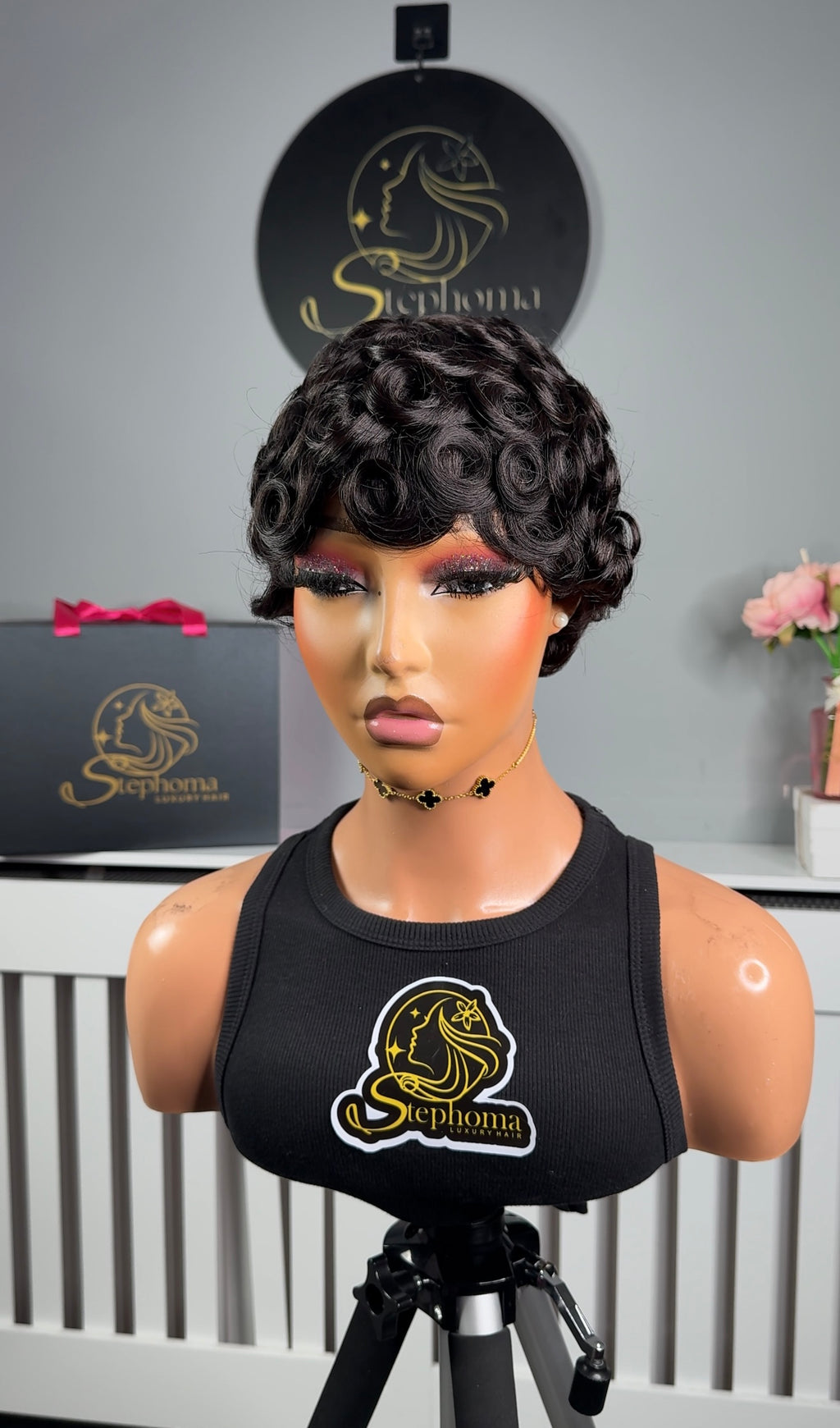 Onion Ring Skull Cap Wig