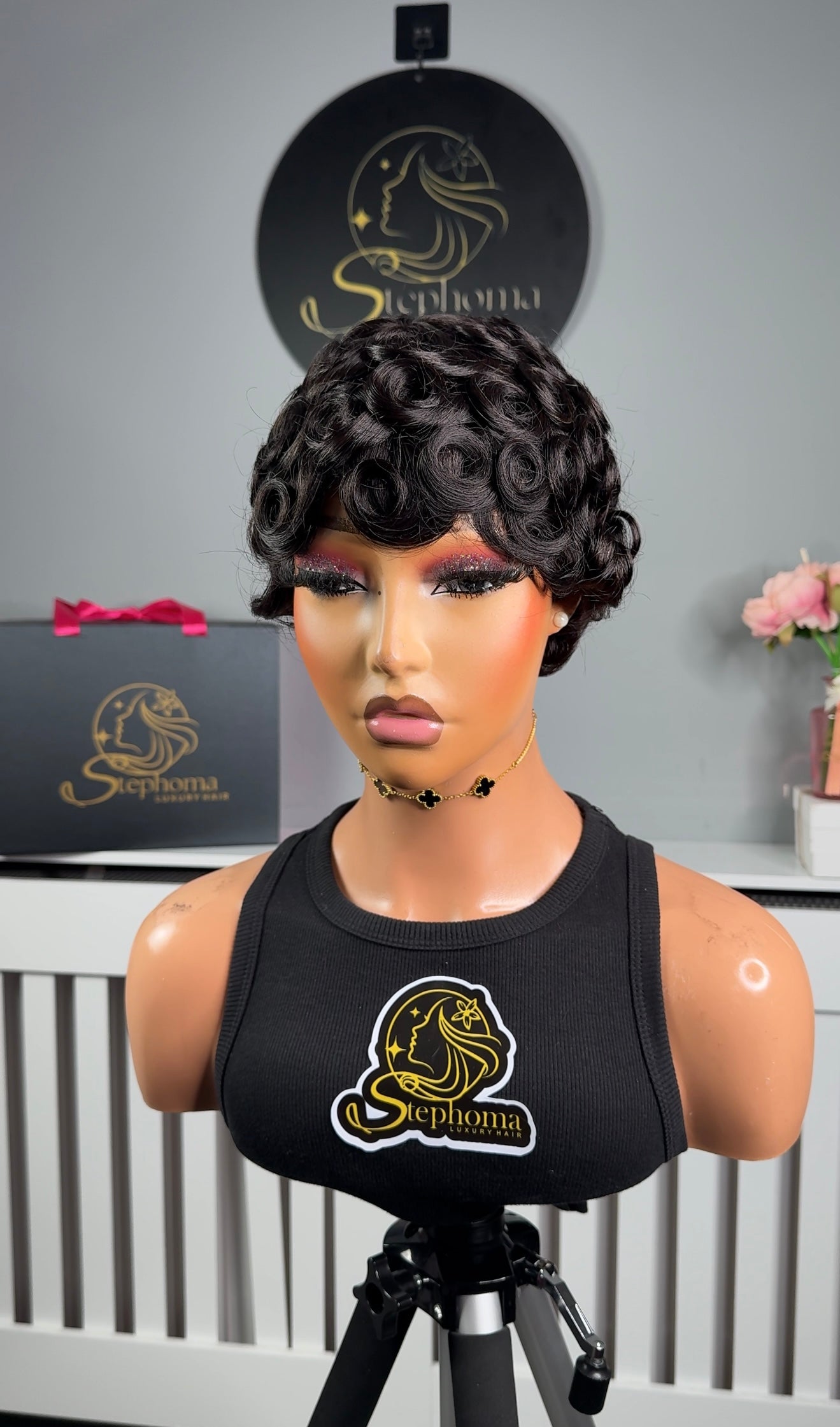 Onion Ring Skull Cap Wig