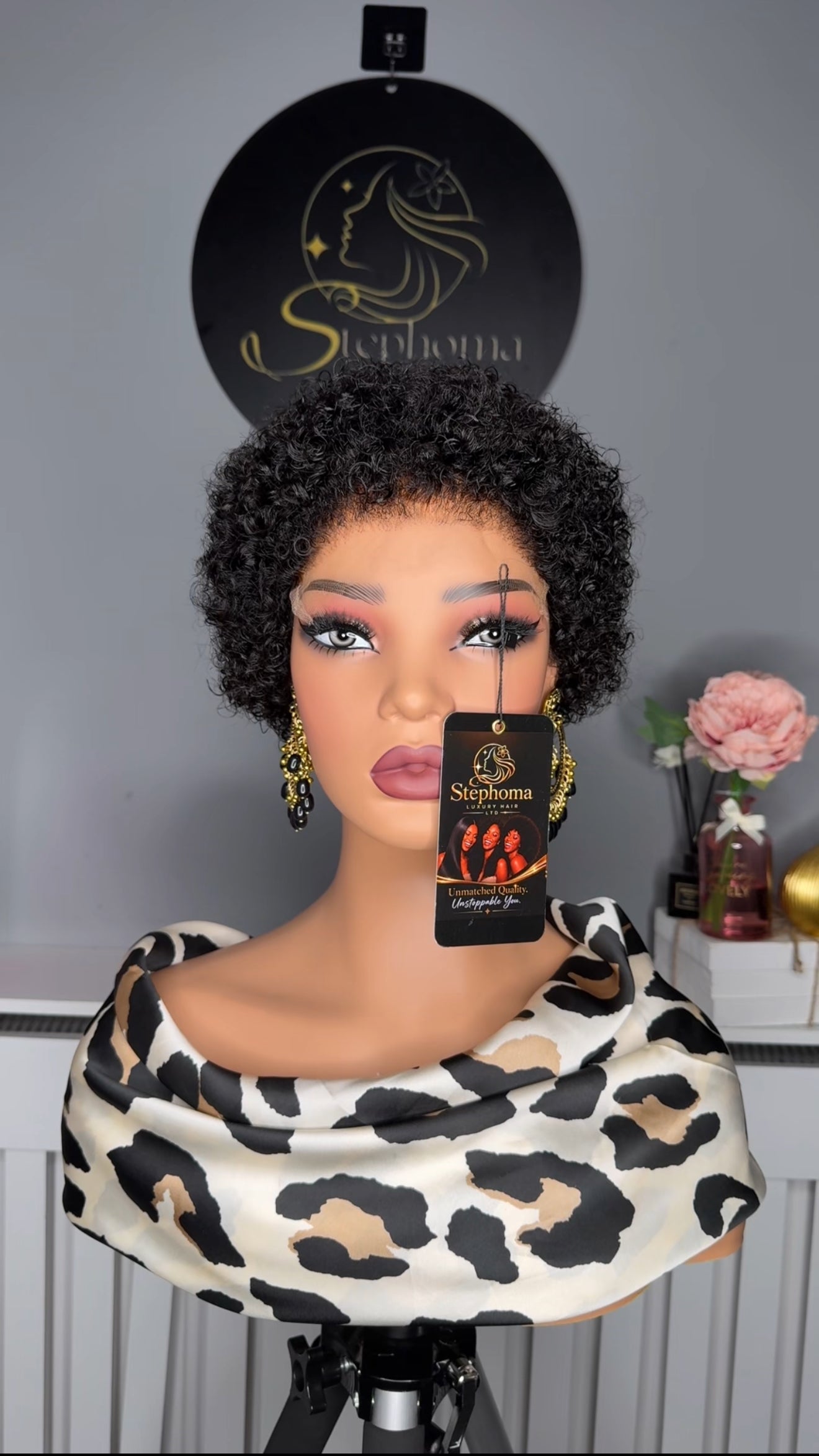 Halo Raw Curls wig with 6by6 HD Lace Closure