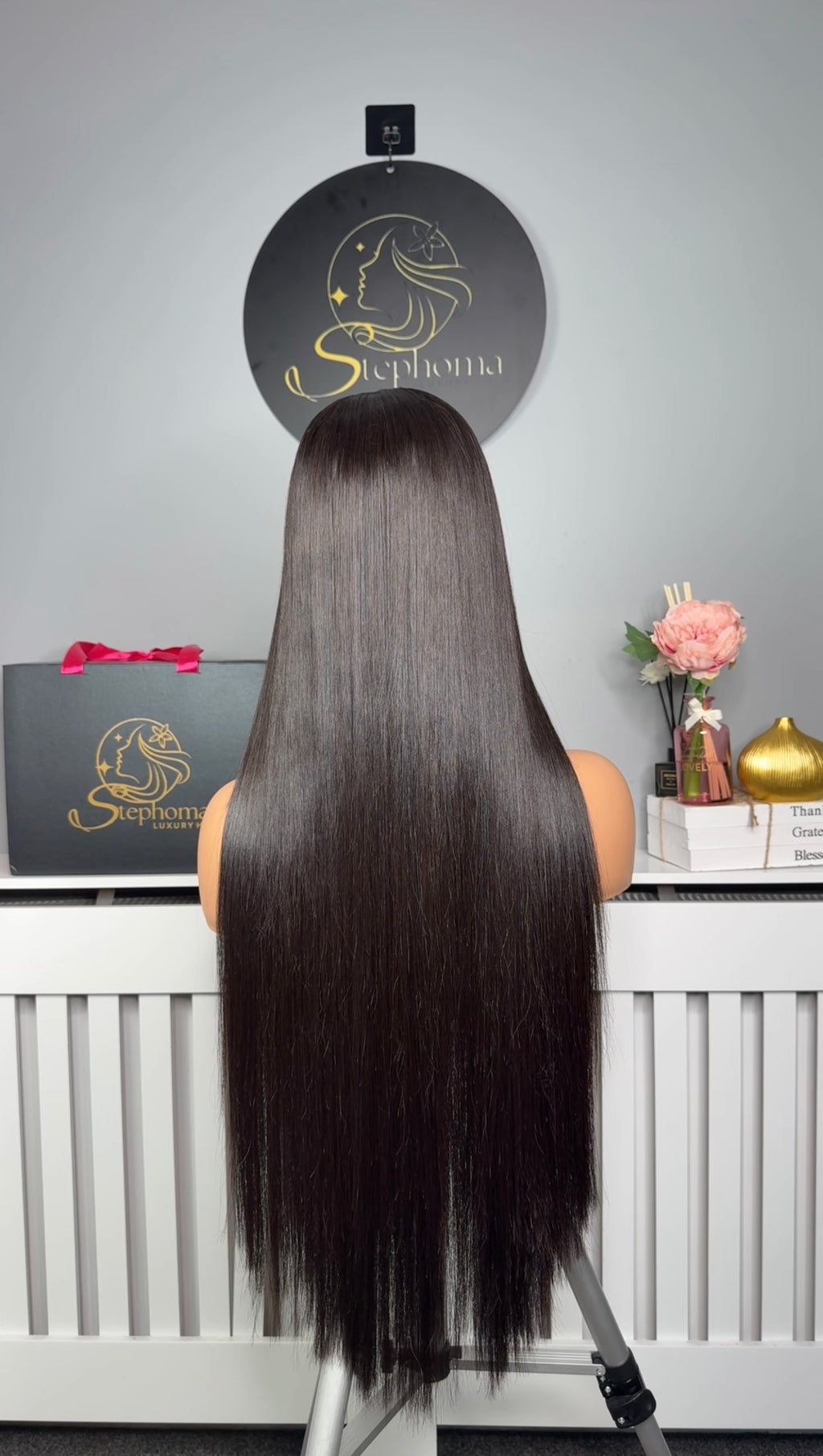 28” Luxury Bone Straight with 5by5 Swiss lace closure