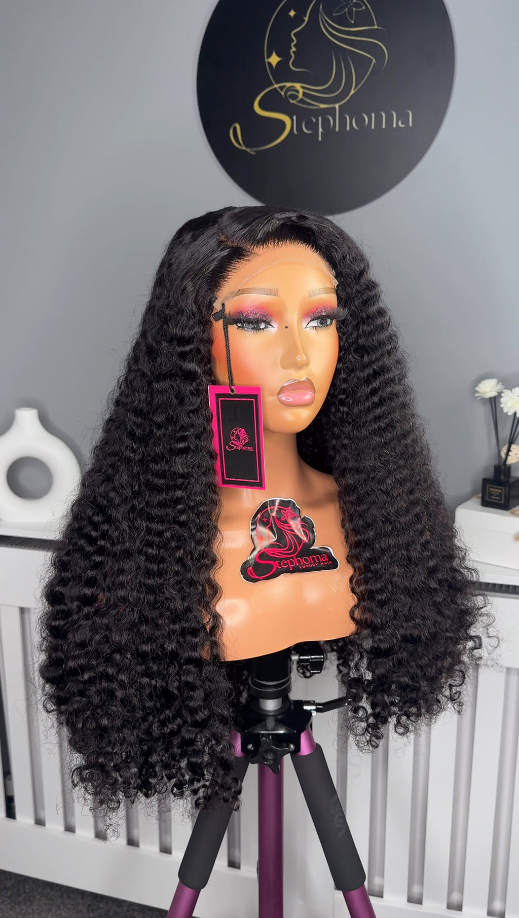 26” SDD Elysian Curly with 5by5 Closure